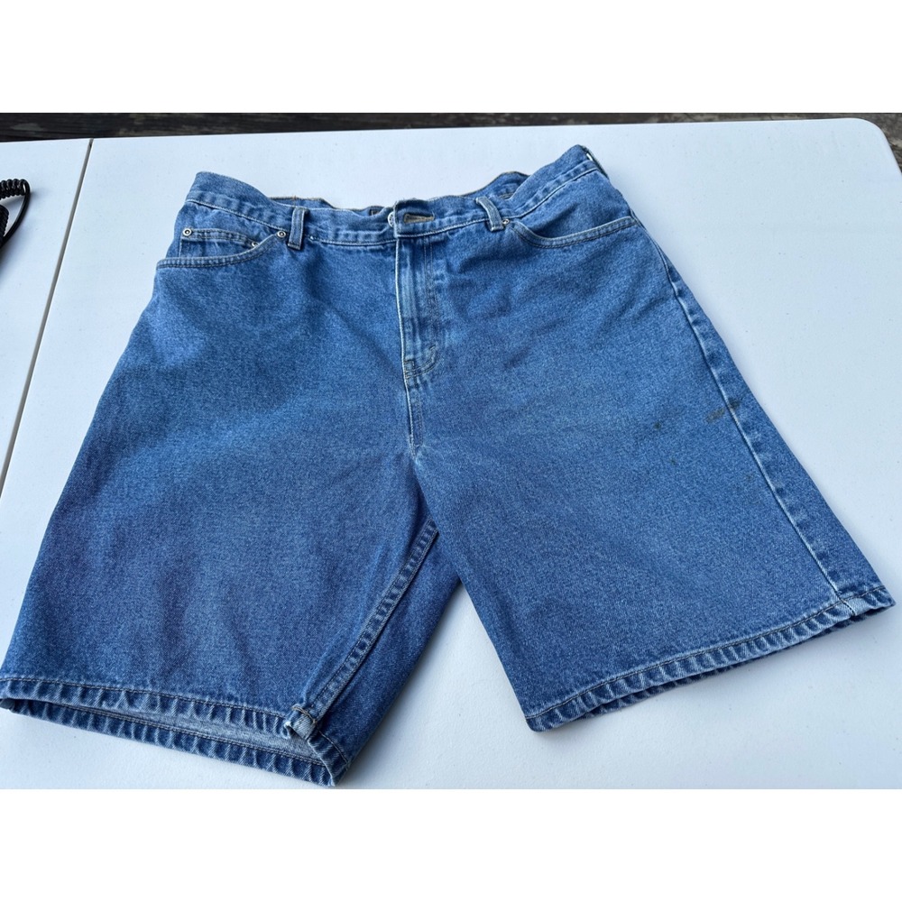 Route 66 Mens Relaxed Fit Denim Shorts Blue Jean Medium Wash Size‎ 36 R66T1114